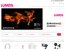 Tablet Screenshot of lumen-store.com